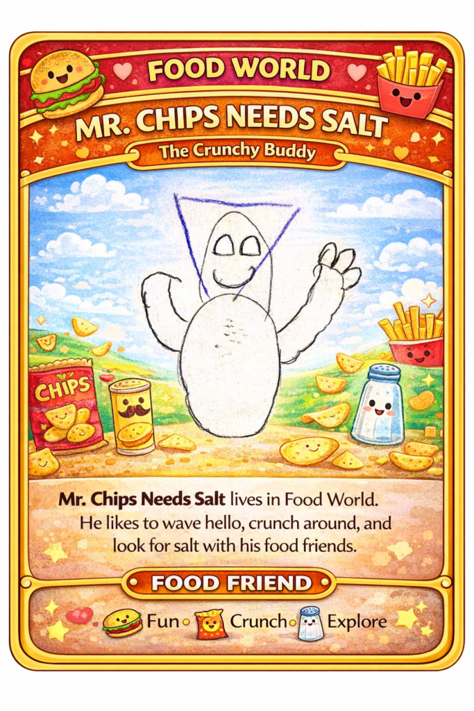 Mr. Chips Needs Salt – The Crunchy Budd
