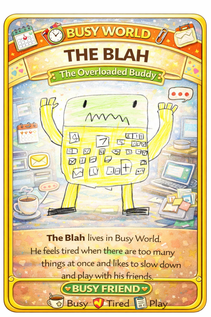 The Blah – The Overloaded Buddy